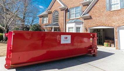 one of our residential dumpsters
